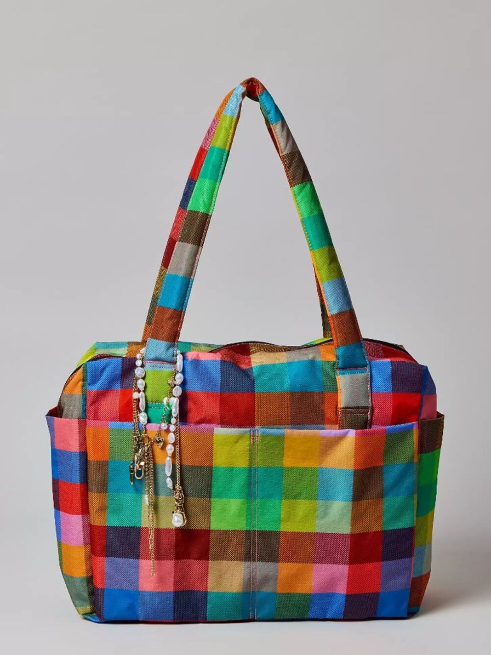 NWT Baggu Small Cloud Carry-on - Madras - Picture 7 of 7